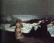 Winslow Homer A summer night oil on canvas